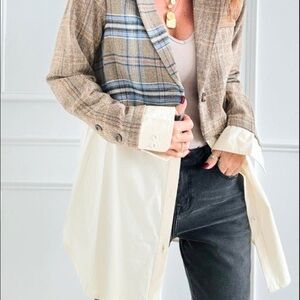 Cute fall long blazer